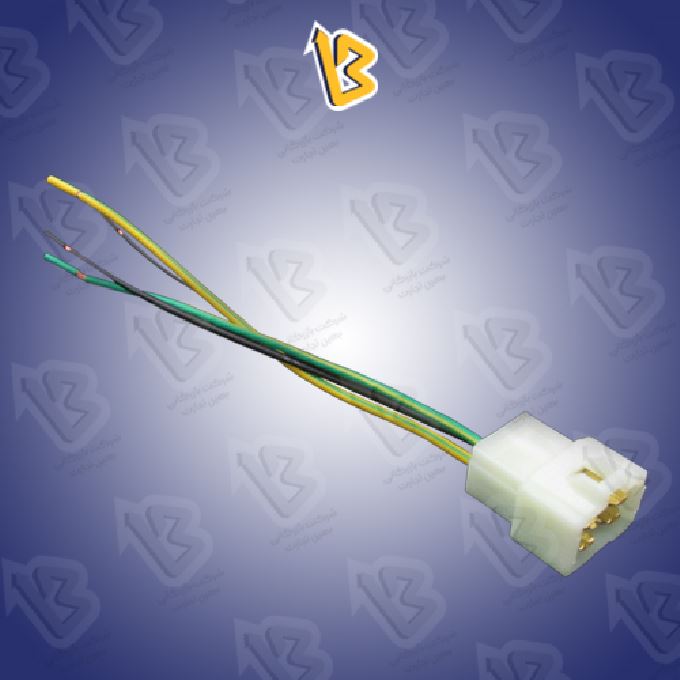 سوکت 4 فیش نر رله فن پراید شرکتی