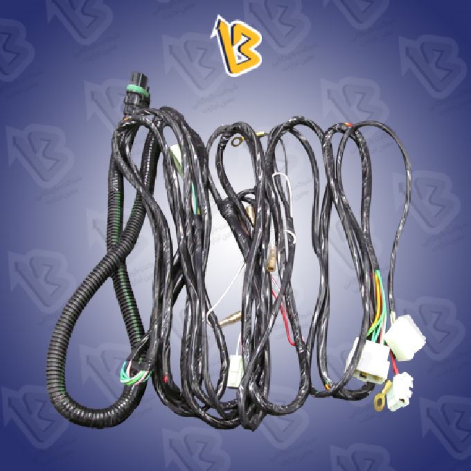 دسته سیم شاسی سایپا تکسوز ودوگانه CNG شرکتی 24014 ib001