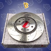 دیسک چرخ جلو سمند شیاردار زرین قطعه