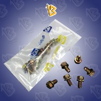 پیچ دیسک و صفحه 6تایی فابریک با واشر سایپا/تیبا گلپارت  G.P.CO
